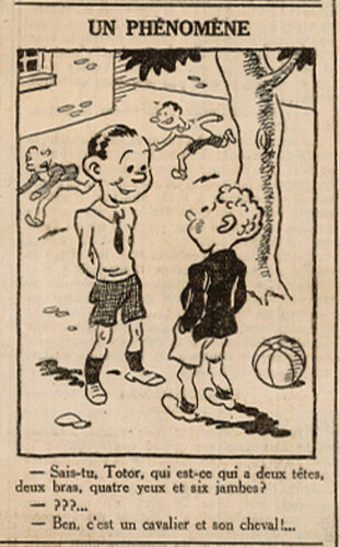 Le Petit Illustré 1937 - n°48 - Un phénomène - 14 mars 1937 - page 7