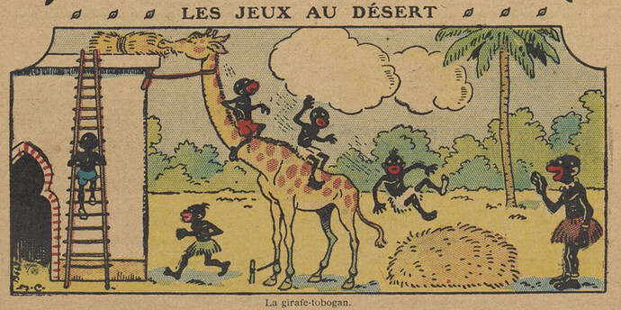 Guignol 1929 - n°118 - Les jeux au désert - 7 avril 1929 - page 46