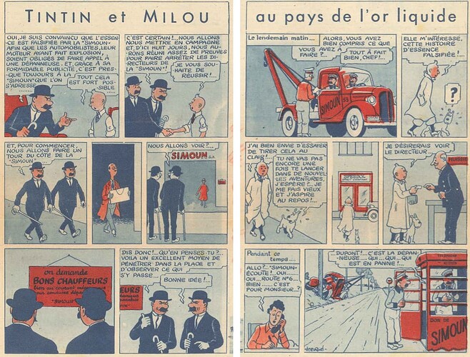 Tintin et Milou au pays de l'or liquide - MACV n°4 - Octobre 1945