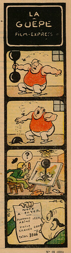 Pierrot 1935 - n°24 - page 5 - La guêpe - Film express - 16 juin 1935