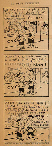 Pierrot 1937 - n°21 - page 2 - Le plus difficile - 23 mai 1937