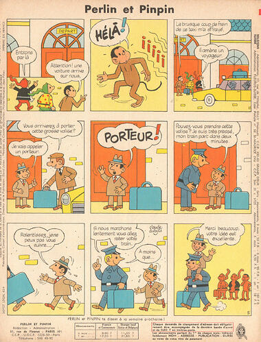Perlin et Pinpin n°36 du jeudi 9 septembre 1965