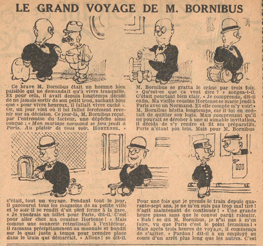 Almanach de la Jeune France 1932 - page 16 - Le grand voyage de M. Bornibus (Gaston Callaud)