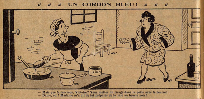Lisette 1930 - n°6 - page 2 - Un cordon bleu ! - 9 février 1930