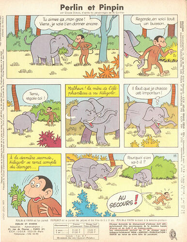 Perlin et Pinpin n°4 du jeudi 25 janvier 1968