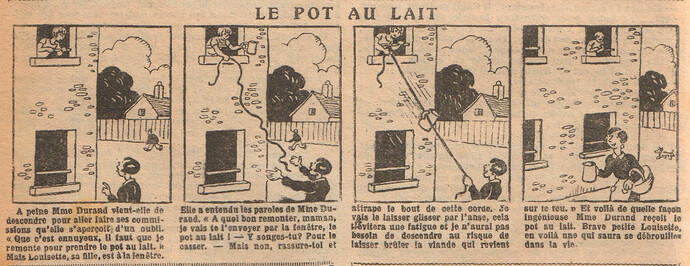 Fillette 1930 - n°1156 - page 6 - Le pot au lait - 18 mai 1930