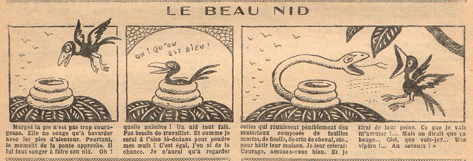 Fillette 1932 - n°1266 - page 6 - Le beau nid - 26 juin 1932