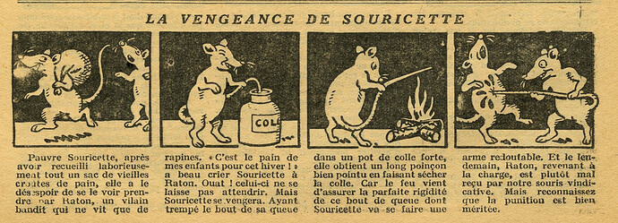 Cri-Cri 1930 - n°604 - page 6 - La vengeance de Souricette - 24 avril 1930