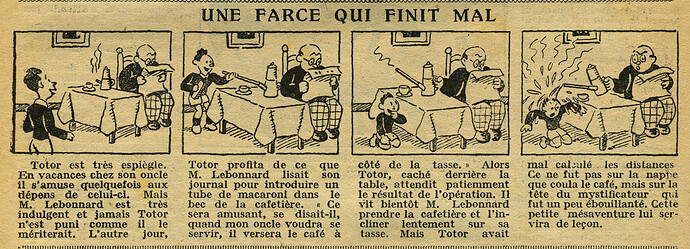 Cri-Cri 1931 - n°679 - page 4 - Une farce qui finit mal - 1er octobre 1931