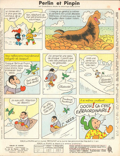 Perlin et Pinpin n°10 du jeudi 9 mars 1967