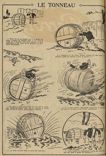 Pierrot 1928 - n°142 - page 2 - Le tonneau - 9 septembre 1928