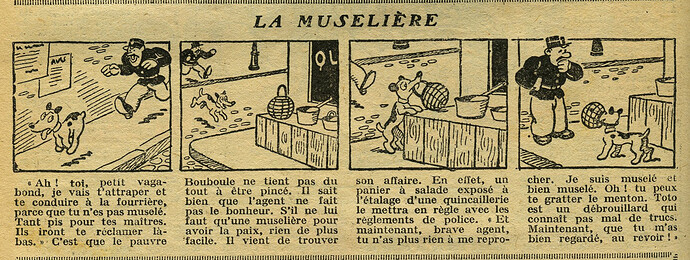 Cri-Cri 1931 - n°677 - page 4 - La muselière - 17 septembre 1931