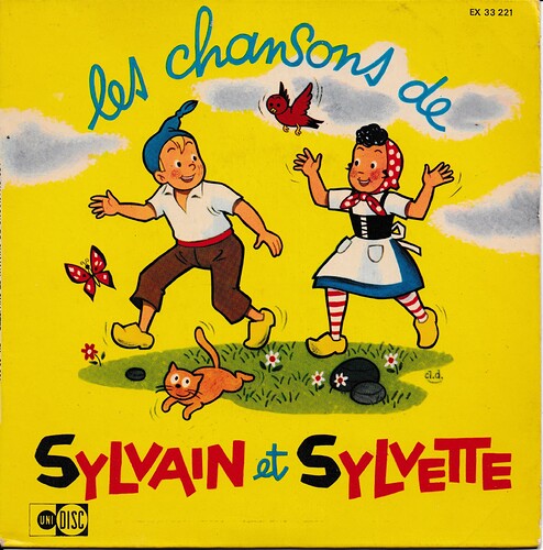 3a les chansons de sylvain et sylvette recto 1971