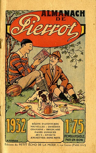 Almanach Pierrot 1932 - couverture