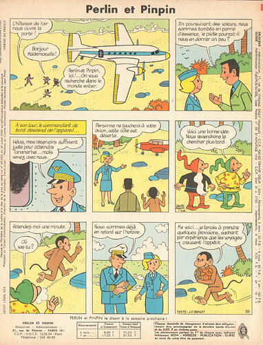 Perlin et Pinpin n°24 du jeudi 17 juin 1965