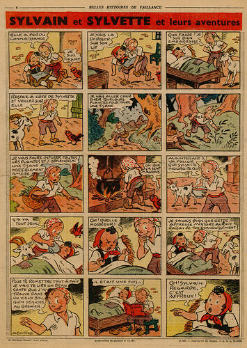Fripounet et Marisette 1946 - n°14 - Sylvain et Sylvette - 2ème quinzaine de juillet 1946