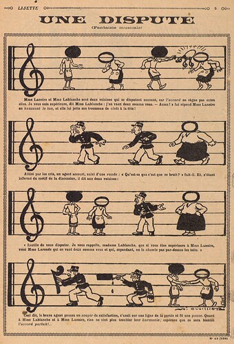 Lisette 1932 - n°43 - page 5 - Une dispute - 23 octobre 1932