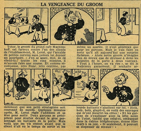 Cri-Cri 1935 - n°861 - page 6 - La vengeance du groom - 28 mars 1935