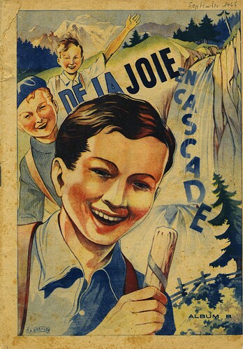 Album B - De la joie en cascade - n°2&3 - sept 1944 - page 1