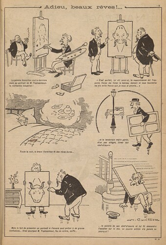 Pierrot 1926 - n°3 - page 5 - Adieu, beaux rêves ! - 10 janvier 1926