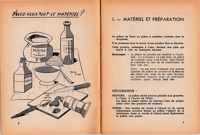 ce que l'on peut faire avec du plâtre 2