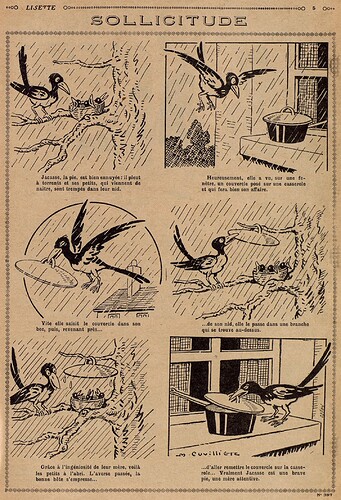 Lisette 1928 - n°387 - page 5 - Sollicitude - 9 décembre 1928
