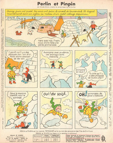 Perlin et Pinpin n°7 du jeudi 16 février 1967