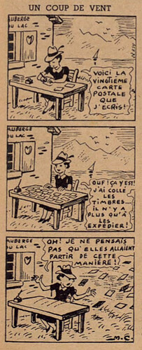 Lisette 1938 - n°19 - page 13 - Un coup de vent - 8 mai 1938