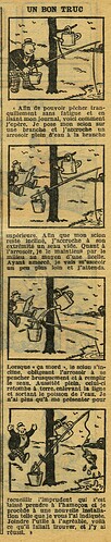 Cri-Cri 1934 - n°830 - page 2 - Un bon truc - 23 août 1934