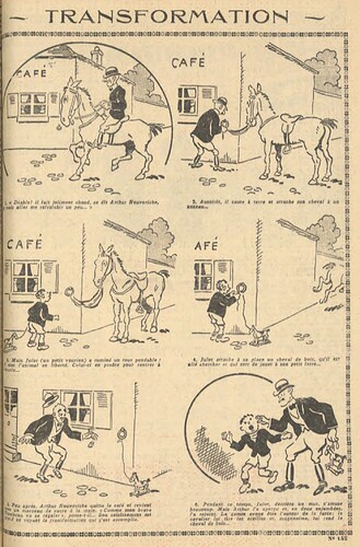 Pierrot 1928 - n°152 - page 5 - Transformation - 18 novembre 1928