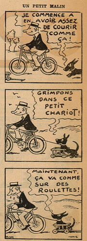 Pierrot 1937 - n°7 - page 2 - Un petit malin - 14 février 1937