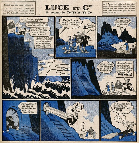 Ames Vaillantes 1938 - n°31 - page 1 - Lucie et Cie - 4 août 1938