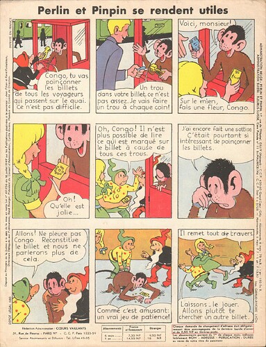 Perlin et Pinpin 1960 - n°30 - 24 juillet 1960 - page 8