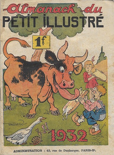 Almanach Petit Illustré 1932 - couverture