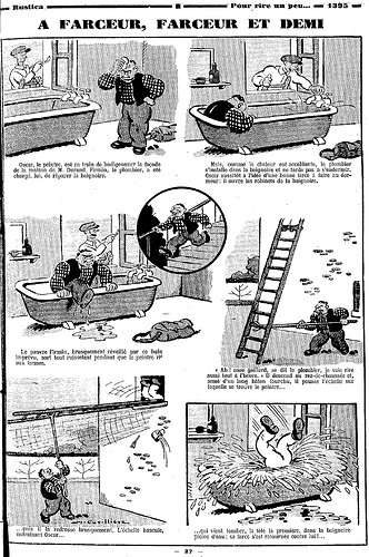 Rustica 1929 - n°50 - A farceur, farceur et demi - 15 décembre 1929 - page 27