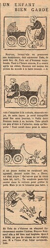 Fillette 1928 - n°1075 - page 13 - Un enfant bien gardé - 28 octobre 1928
