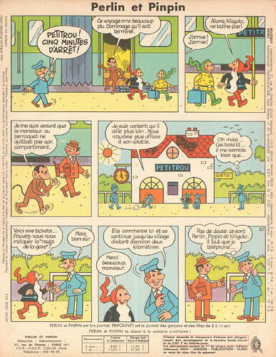 Perlin et Pinpin n°51 du jeudi 23 décembre 1965