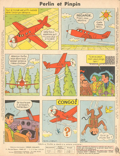 Perlin et Pinpin n°30 du jeudi 23 juillet 1964
