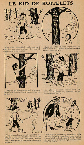 Almanach Pierrot 1934 - Le nid de roitelets - page 47