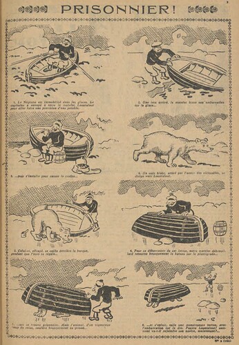 Pierrot 1929 - n°2 - page 5 - Prisonnier ! - 13 janvier 1929