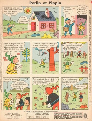 Perlin et Pinpin n°32 du jeudi 12 août 1965