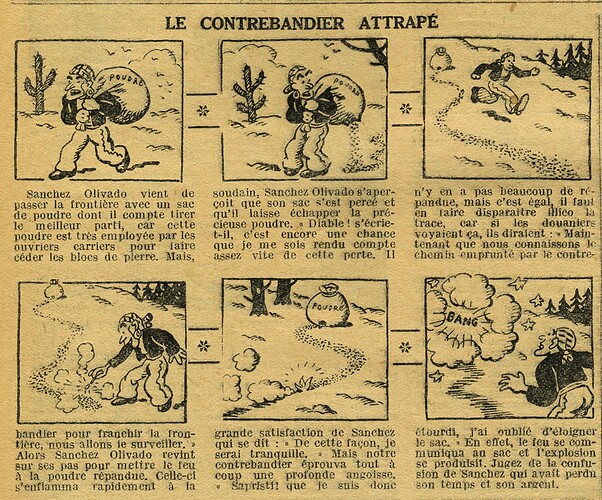 Cri-Cri 1934 - n°808 - page 4 - Le contrebandier attrapé - 22 mars 1934