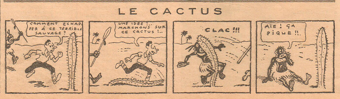 Coeurs Vaillants 1935 - n°35 - page 6 - Le cactus - 1er septembre 1935