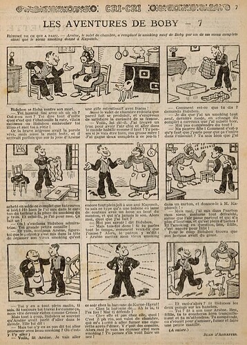 Cri-Cri 1932 - n°732 - page 7 - Les aventures de BOBY (7) - 6 octobre 1932