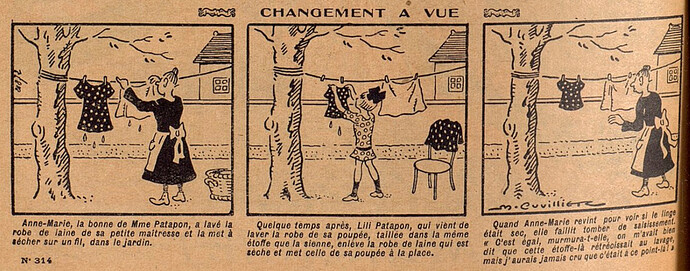 Lisette 1927 - n°314 - page 2 - Changement à vue - 17 juillet 1927