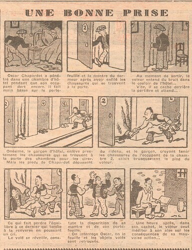 Coeurs Vaillants 1932 - n°21 - Page 8 - Une bonne prise - 22 mai 1932