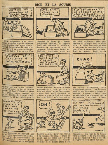 Fillette 1936 - n°1465 - page 5 - Dick et la souris - 19 avril 1936