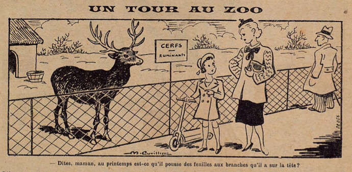 Lisette 1938 - n°29 - page 2 - Un tour au zoo - 17 juillet 1938