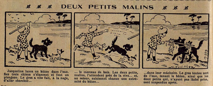 Lisette 1933 - n°24 - page 2 - Deux petits malins - 11 juin 1933