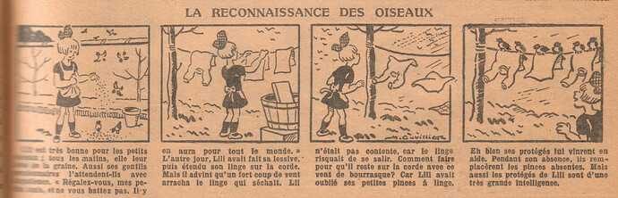 Fillette 1930 - n°1147 - page 11 - La reconnaissance des oiseaux - 16 mars 1930